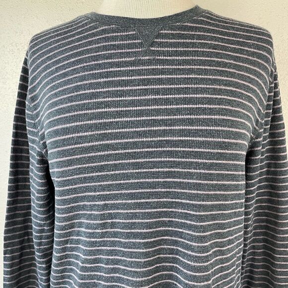 Public Opinion 2 for 1 Long Sleeve Striped Shirts Size L EUC - Picture 8 of 12